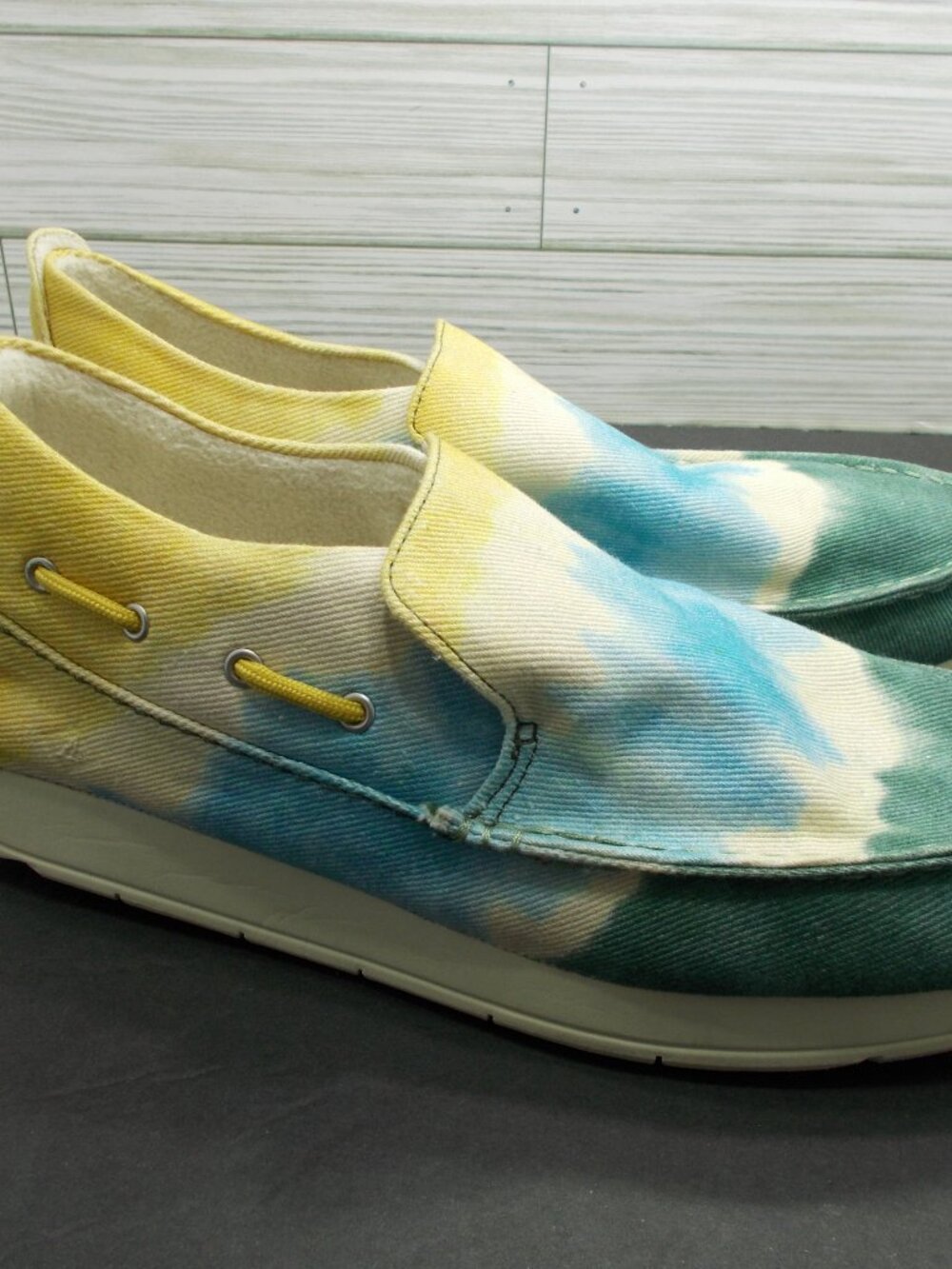 Sperry Tie-Dye Moc-Sider Women's 9.5 Multi Canvas Slip-on Shoes